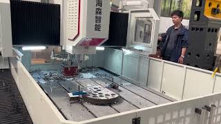 Flange Drilling CNC Drillng Machine from Jinan EagleTec [upl. by Ran]