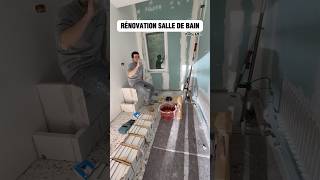 RÉNOVATION SALLE DE BAIN  PARTIE 6  renovation travauxmaison renovationmaison [upl. by Ecnerat379]