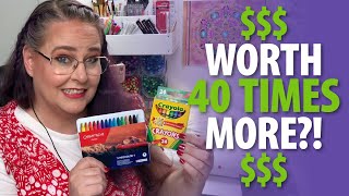 Caran d’Ache vs Crayola Crayons Are They Really Worth 40x More [upl. by Hooker]