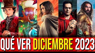 🌏Estrenos en Netflix HBO Amazon Prime Video Disney y Cines en Diciembre de 2023 [upl. by Aura109]