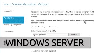 How To Setup KMS Key Management Server For Activating Windows 10 [upl. by Ridan630]