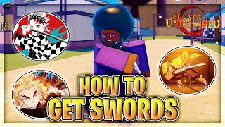 Slayers Unleashed HOW TO GET A SWORDKATANA IN SLAYERS UNLEASHED [upl. by Nylekcaj]