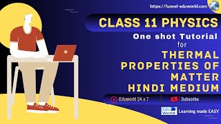 Thermal Properties of Matter  Class 11 Physics  Hindi Medium [upl. by Adest]