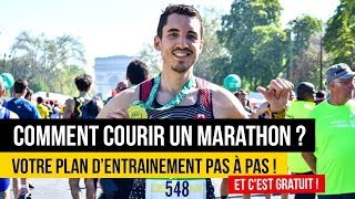 Comment courir un marathon  Le plan dentraînement qui vous accompagne et vous conseille [upl. by Enisamoht]