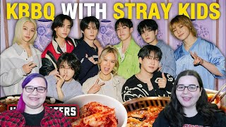 Twins React  Stray Kids Take On the Ultimate Spicy Korean BBQ Feast on Heat Eaters [upl. by Brenan]