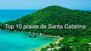 Top 10 praias de Santa Catarina [upl. by Atnwahsal397]