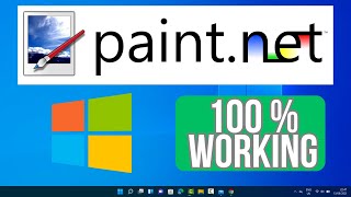 How To Install Paintnet To Windows 11  Windows 10 [upl. by Melonie]