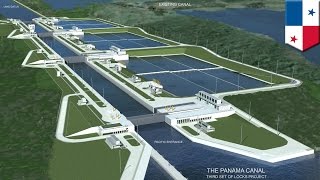 Panama canal expansion how it works [upl. by Akehs789]