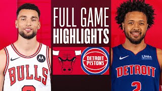 BULLS at PISTONS  FULL GAME HIGHLIGHTS  October 28 2023 [upl. by Filberte]