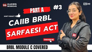 CAIIB BRBL Sarfaesi Act  Important Session in hindi  MCQ [upl. by Nevil]