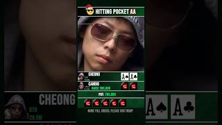 Hitting pocket Aces poker [upl. by Carrie824]