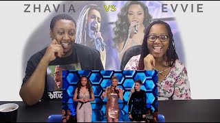 Zhavia vs Evvie  The Four EPIC SHOWDOWN REACTION [upl. by Gladdy]