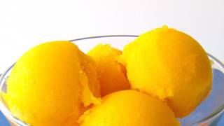 Mango Sorbet Recipe  by Laura Vitale  Laura in the Kitchen Episode 161 [upl. by Talbert]