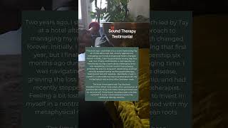 Sound Therapy Testimonial wwwDearLifeChatcom soundbath wellness [upl. by Kimball]