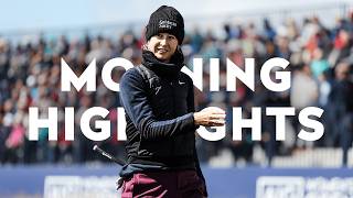 ROUND TWO MORNING HIGHLIGHTS  FRIDAY  AIG Womens Open [upl. by Hcirteid]