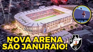 OFICIAL VEJA COMO VAI FICAR A ARENA SÃO JANUÁRIO NOVO ESTÁDIO DO VASCO [upl. by Frida]