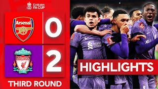 Captain Trent Inspires Liverpool Win  Arsenal 02 Liverpool  Highlights  Emirates FA Cup 202324 [upl. by Nonna]