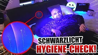 SCHWARZLICHT HYGIENETEST in unserer WOHNUNG [upl. by Essam130]