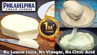 How to make PHILADELPHIA Cream Cheese at Home in Just 5 Minutes [upl. by Rudman]