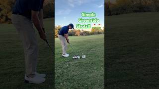 Simple greenside shots ⛳️ golf golftips [upl. by Grekin]