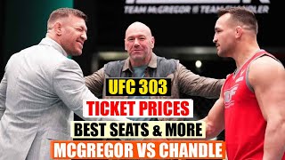 McGregor vs Chandler at UFC 303 Ticket prices best seats amp more [upl. by Killarney]