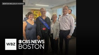 Newton Wellesley Hospital employee celebrates his 50th year on the job [upl. by Emmit]