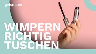 Wie trage ich Mascara richtig auf [upl. by Meeharbi947]