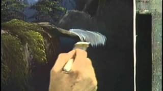 Bob Ross The Joy of Painting  A Dramatic Mountain Waterfall [upl. by Yhotmit]