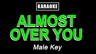 Karaoke  Almost Over You Male Key  Sheena Easton [upl. by Nivloc342]