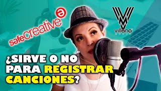 ¿QUÉ TAN SEGURO ES REGISTRAR CANCIONES EN SAFE CREATIVE  VILLANA MUSIC  Angela Fonte [upl. by Chico55]