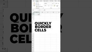 Select 10000 Cells in Just 1 Second in Excel 💥Border cells quickly 💯excelshorts exceltricks excel [upl. by Carver]