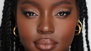 MATTE EYES AND GLOWY SKIN TUTORIAL  Hindash [upl. by Selwyn411]