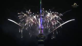 SKYCITY Auckland New Years Fireworks 2018 [upl. by Harifaz]