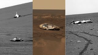 Spacecrafts Spotted by Mars Rovers Perseverance Curiosity [upl. by Trebmal864]