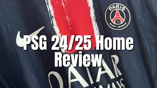 Unboxing the highly anticipated Paris SaintGermain PSG 202425 home shirt MustHave for Every Fan [upl. by Wanyen546]