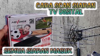 cara scan siaran tv digital agar semua siaran masuk •cara setting set top box tv digital [upl. by Ginni]