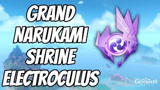 Grand Narukami Shrine Electroculus  Genshin Impact [upl. by Acihsay]