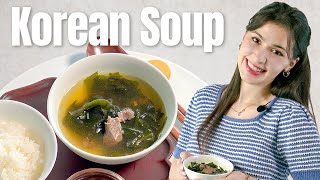 Korean Food Expert Reveals the SECRET to Delicious Seaweed Soup🇰🇷  ASMR mukbang [upl. by Cari]