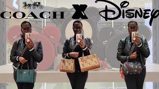 NEW COACH X DISNEY 100 Year Anniversary HOLIDAY COLLECTION at COACH OUTLET Shop With Me [upl. by Anitnegra216]