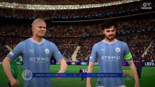 EA SPORTS FC 24 M City CAMPEÓN 3 vs Barcelona 2 FINAL de la UEFA Champions league 2024 [upl. by Fiertz486]