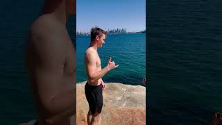 INSANE CLIFF JUMP FILMING [upl. by Kean]