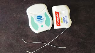 Colgate vs generic brand dental floss [upl. by Meingoldas]