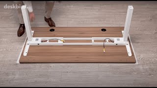 Deskbird  Signature Standing Desk Assembly Video [upl. by Akerahs]