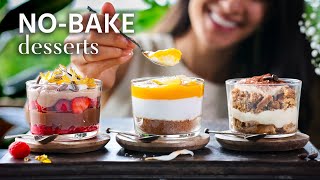 Easy NOBAKE dessert cups » eggless dairyfree vegan 🤩 [upl. by Inaja211]