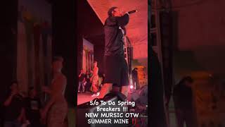 Moneybagg Yo Swarmed By Fans After His Spring Break Show moneybaggyo [upl. by Taka]