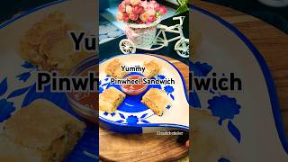 Pinwheel sandwich recipe 💥shorts MoumitaRoyHazra snacks [upl. by Aicekal15]