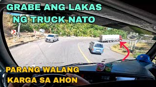 NAPAKA LAKAS ANG TRUCK YANG NASA UNAHAN NAMIN  LOADED PERO MANIMANI LANG ANG AHON SA IROSIN [upl. by Yelnet]