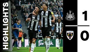 Newcastle United 1 AFC Wimbledon 0  Carabao Cup Highlights [upl. by Anial]