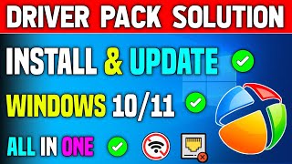 How to Install All in one DriverPack PCLaptop  DriverPack Solution 2024 💻Fix All Issue [upl. by Eenalem445]