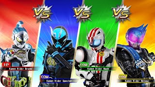 BRAVE VS SPECTER VS MACH VS METEOR Kamen Rider Climax Scramble ZiO [upl. by Aeneus369]